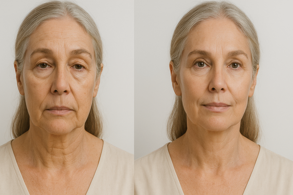 Old age effects on eyes