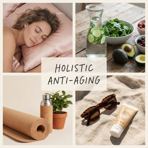 Healthy lifestyle factors that enhance preventative injectable results including sleep and sun protection