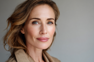 Ideal candidate for dermal filler treatment showing mild to moderate facial volume loss