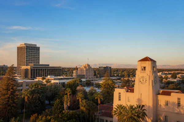 Bakersfield cityscape representing the active outdoor lifestyle of Modern Aesthetic Institute's chin filler patients